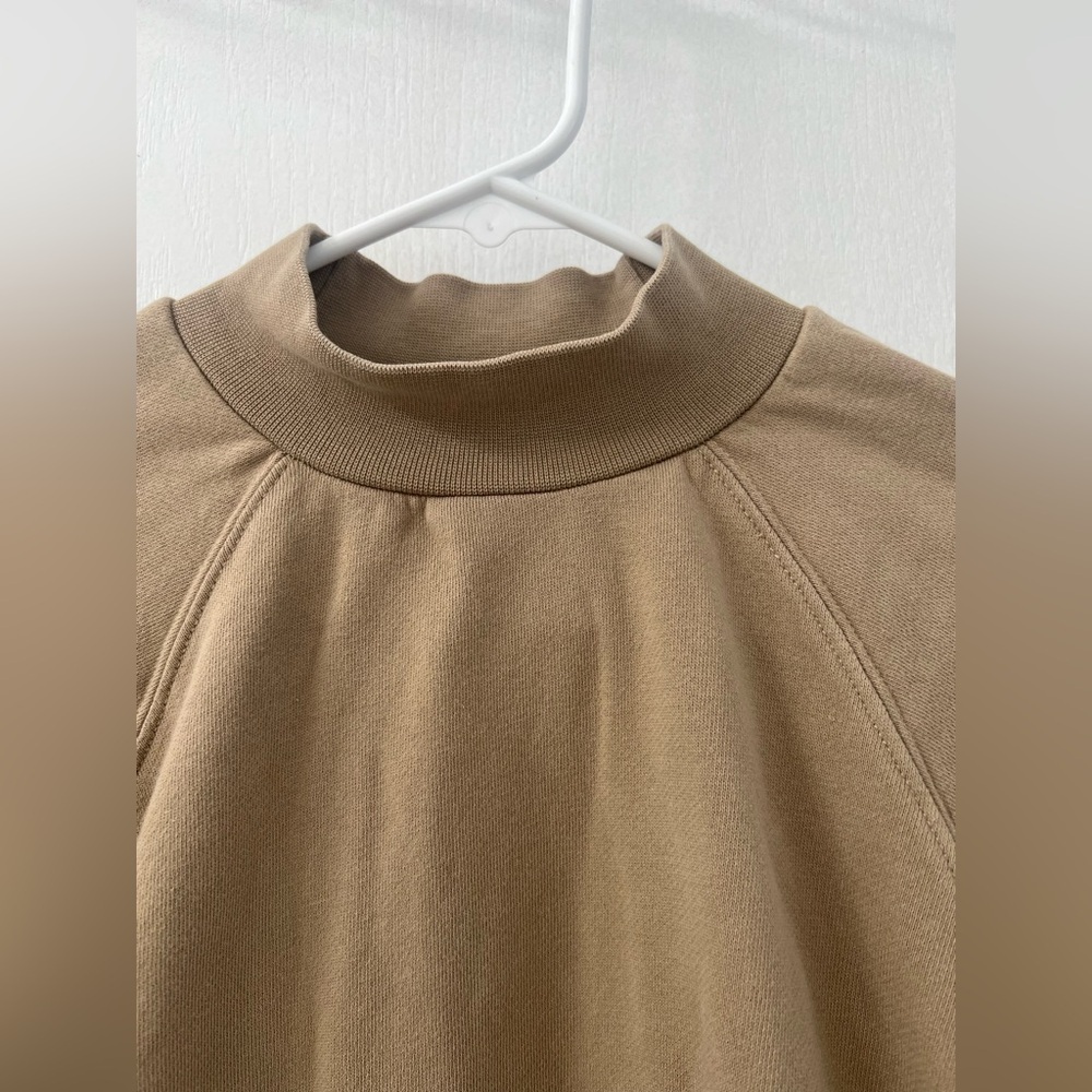 Fear Of God Essentials Mock Neck French Terry Pullover Sweater (Size XS) - Picture 6 of 10